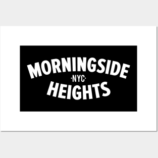 Morningside Heights Manhattan Logo -  Authentic NYC Vibes - Minimal Style Posters and Art